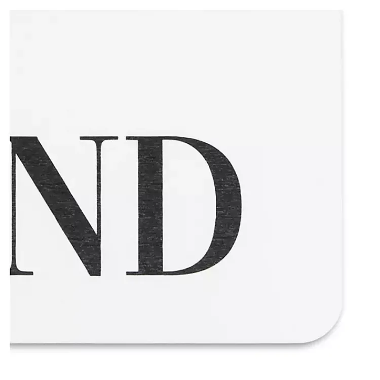 Bathroom Rugs-Kirklands Home Relax Soak Unwind Stone Bath Mat