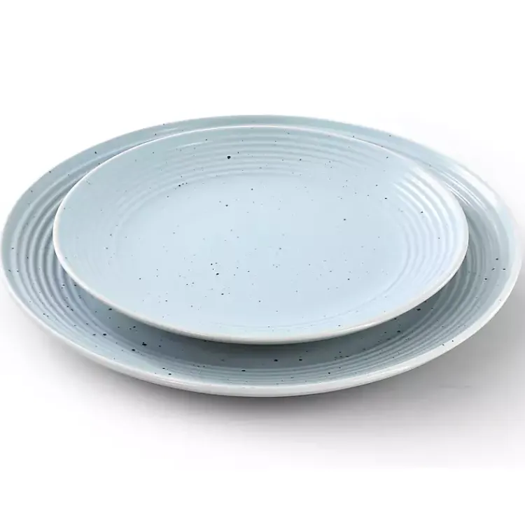 Dinnerware-Kirklands Home Light Emilia Stoneware 16-pc. Dinnerware Set Blue