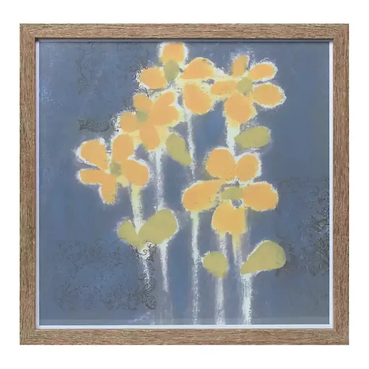Framed Art-Kirklands Home Yellow Floral Framed Art Print