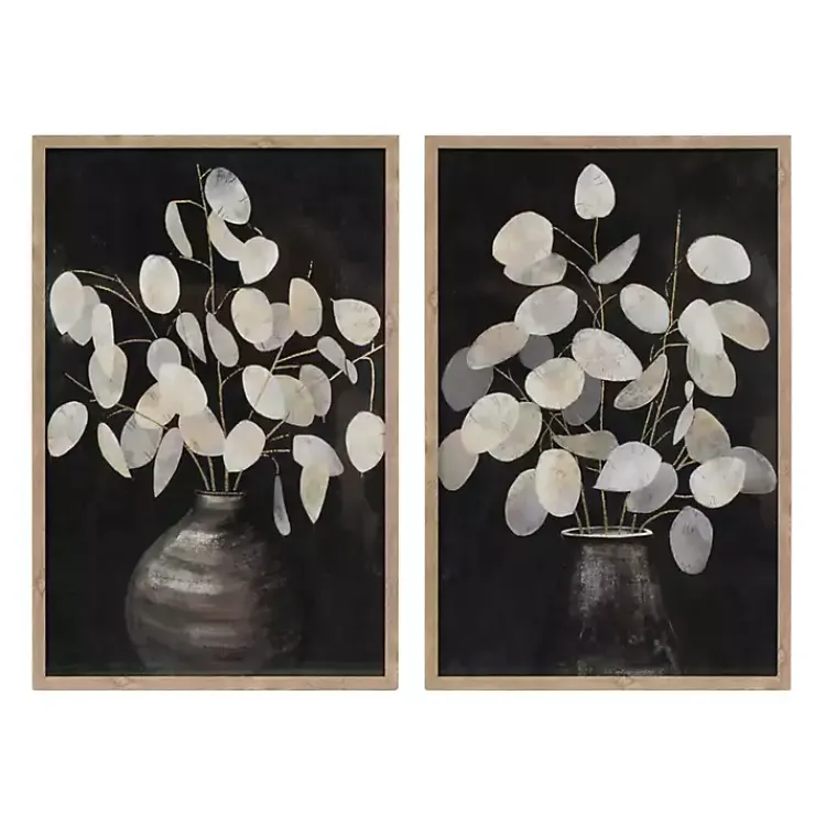 Framed Art-Kirklands Home Beige Eucalyptus Framed Art Prints