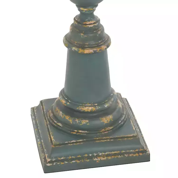 Floor Lamps-Kirklands Home Antique Bourgault Floor Lamp Blue