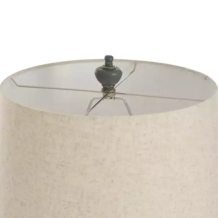 Floor Lamps-Kirklands Home Antique Bourgault Floor Lamp Blue