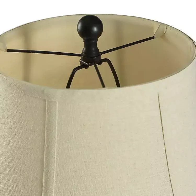 Floor Lamps-Kirklands Home Dark Bronze Madison Swing Arm Floor Lamp White