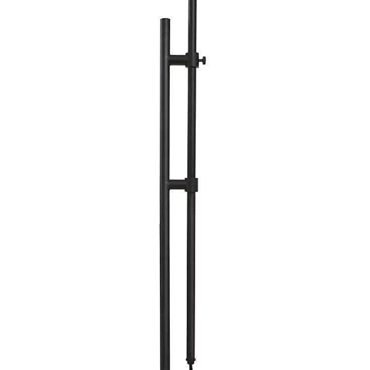 Floor Lamps-Kirklands Home Adjustable Height Pharmacy Floor Lamp Black