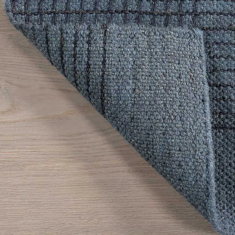 Area Rugs-Kirklands Home Plaid Emily Henderson x RugsUSA Area Rug, 6x9 Blue