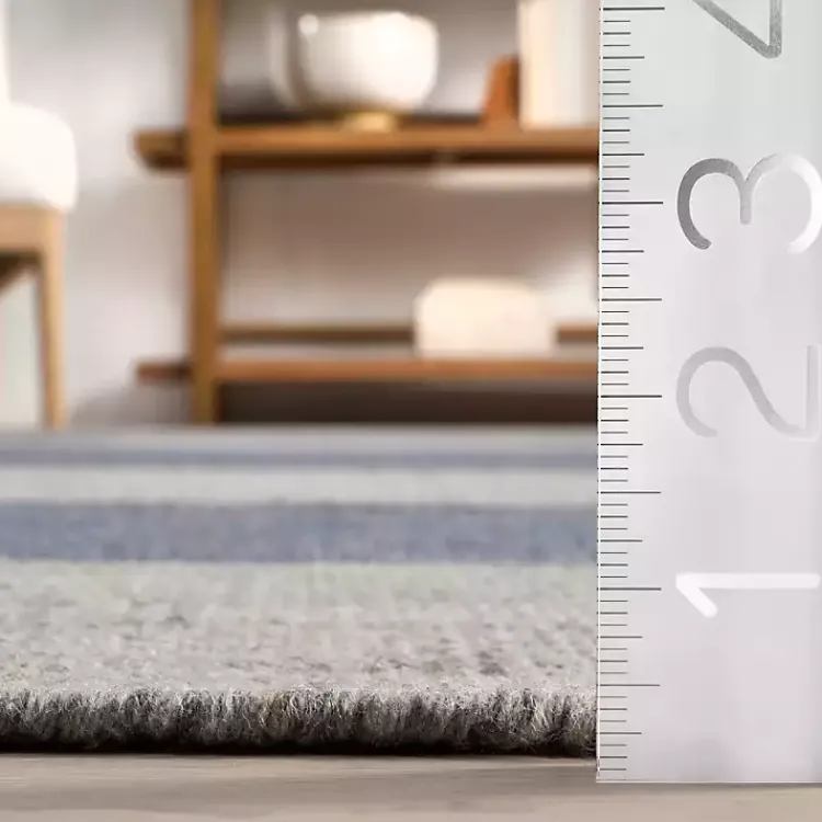 Area Rugs-Kirklands Home Blue Portland Emily Henderson x RugsUSA Rug, 5x8