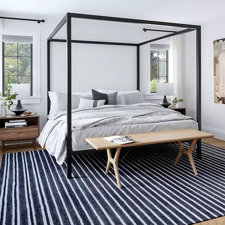 Area Rugs-Kirklands Home Pacific Emily Henderson x RugsUSA Area Rug, 8x10 Blue