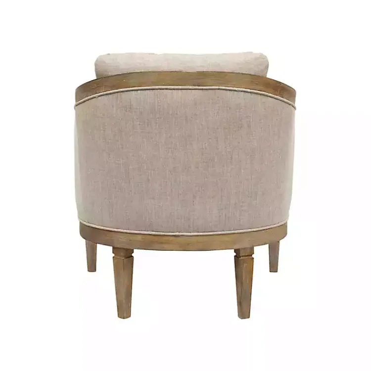 Accent Chairs-Kirklands Home Natural Hemp Martha Stewart Accent Chair Tan