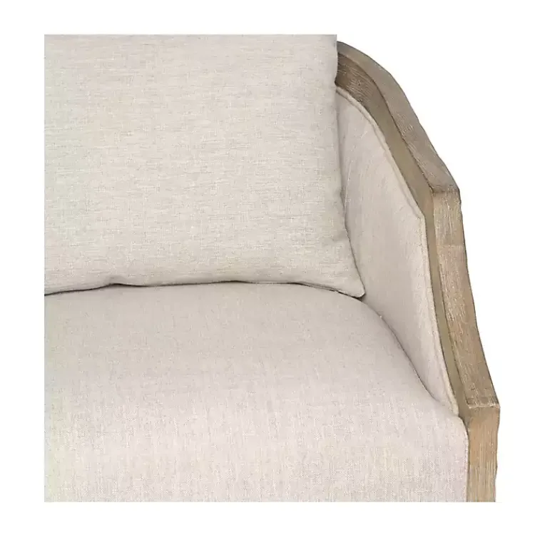 Accent Chairs-Kirklands Home Natural Hemp Martha Stewart Accent Chair Tan