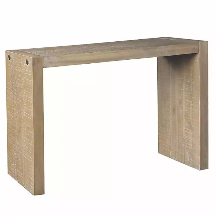 Console Tables-Kirklands Home Natural Monterey Console Table Tan