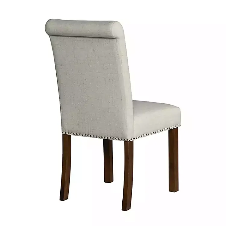 Dining Chairs-Kirklands Home Aubrey Natural Upholstered 2-pc. Dining Chair Set Tan