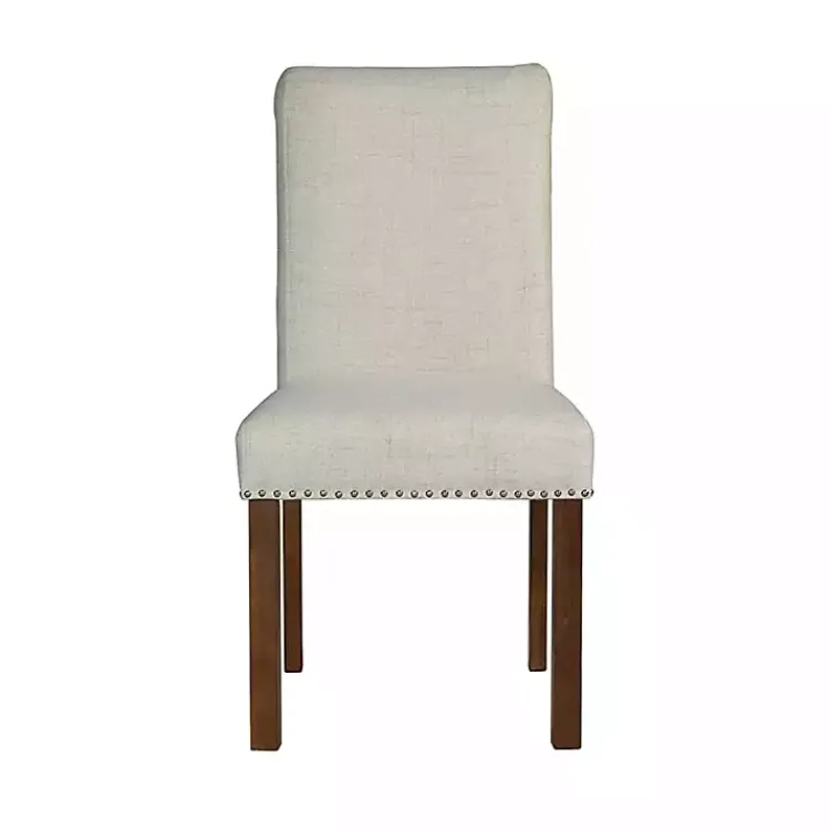 Dining Chairs-Kirklands Home Aubrey Natural Upholstered 2-pc. Dining Chair Set Tan