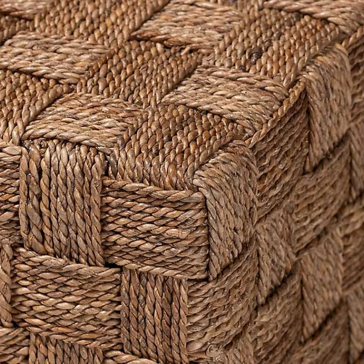 Coffee Tables-Kirklands Home Seagrass Wrapped Coffee Table Brown