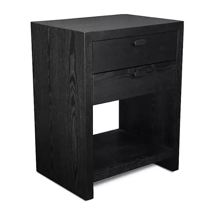 Dressers & Chests-Kirklands Home Vivara 2-Drawer Nightstand Black
