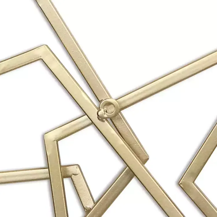 Wall Plaques-Kirklands Home Astraga Pentagon Plaque Gold