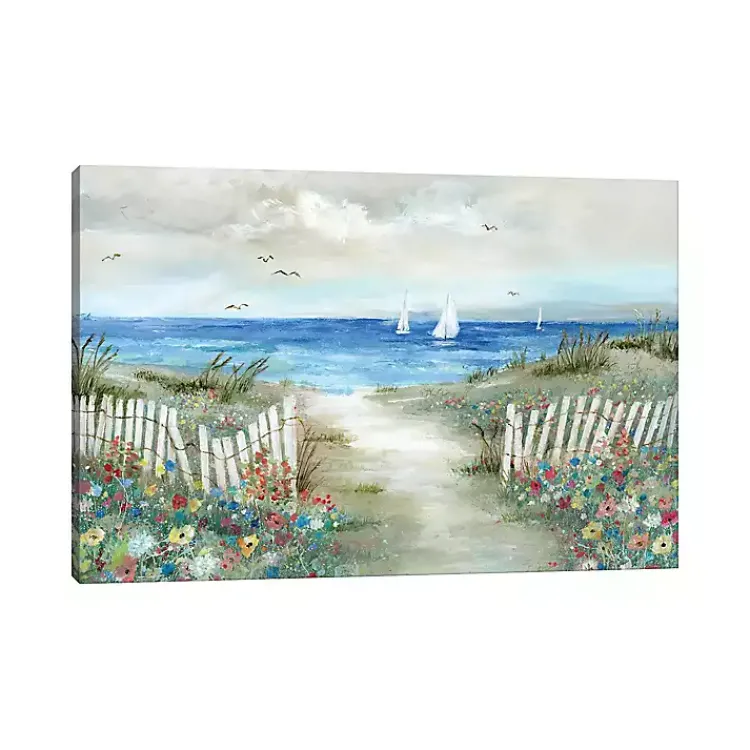 Canvas Art-Kirklands Home Coastal Garden Canvas Art Print