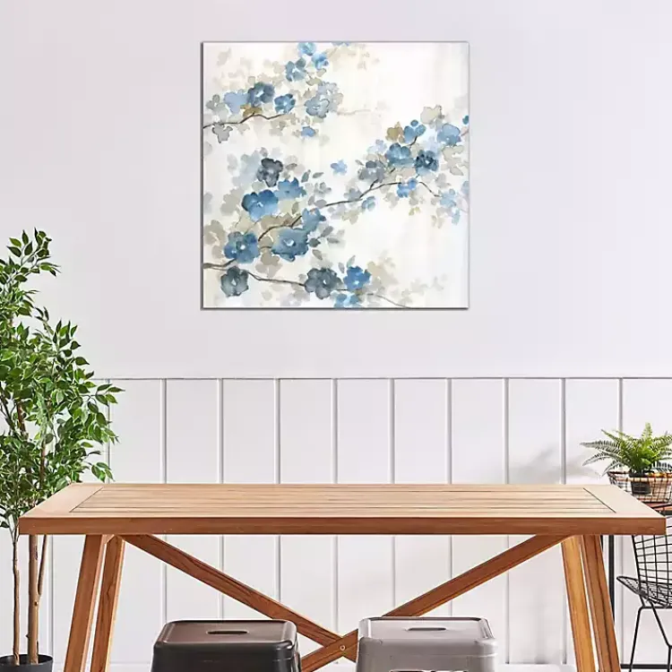 Canvas Art-Kirklands Home Dogwood in Blue Canvas Art Print