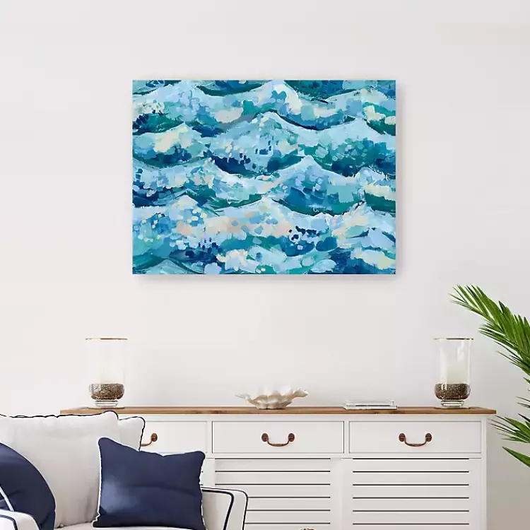 Canvas Art-Kirklands Home Anacapa Landing Canvas Art Print Blue