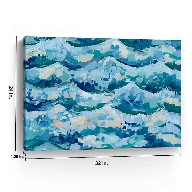 Canvas Art-Kirklands Home Anacapa Landing Canvas Art Print Blue