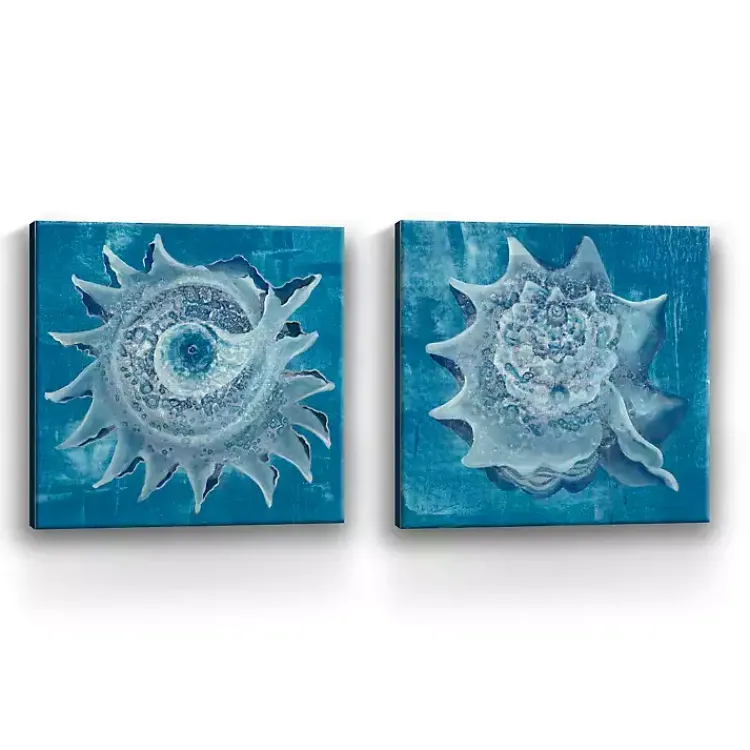 Canvas Art-Kirklands Home Seashore Canvas Art Prints, Set of 2 Blue