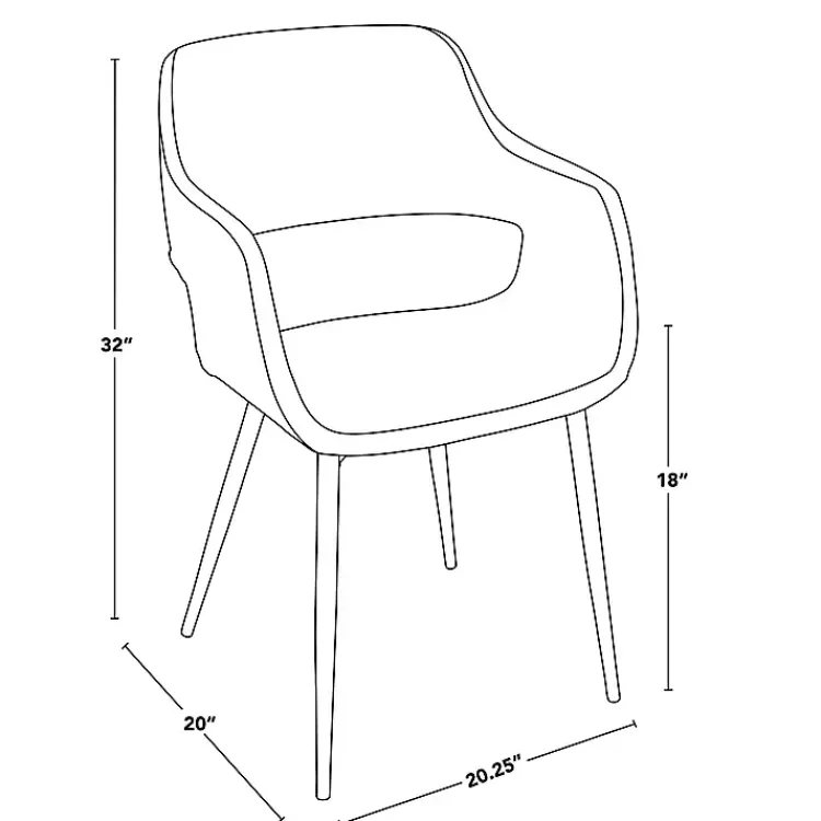 Dining Chairs-Kirklands Home Faux Leather Marge Dining Chairs, Set of 2 Ivory