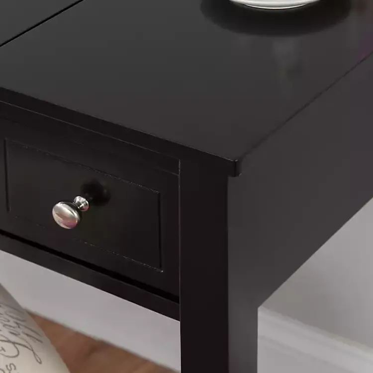 Dressers & Chests-Kirklands Home Virginia Butterfly 2-pc. Vanity Set Black